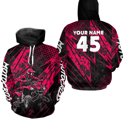 ATV Motocross Hoodie for Kid Adult Custom ATV Quad Bike Off Road Hoodie for Men Women HOT34