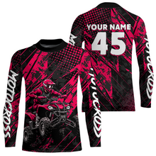 Load image into Gallery viewer, Custom Pink ATV Motocross Shirts Kid Men Women Off-Road Quad Bike Shirt UPF30+ DNT61