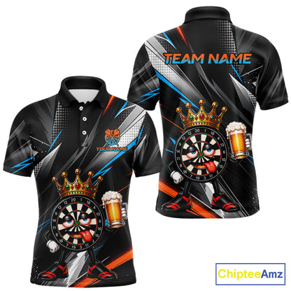 Funny Beer Dartboard Custom Darts Shirt for Men Darts Team Jerseys Dartboard Shirt NNT305