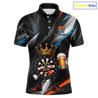 Funny Beer Dartboard Custom Darts Shirt for Men Darts Team Jerseys Dartboard Shirt NNT305