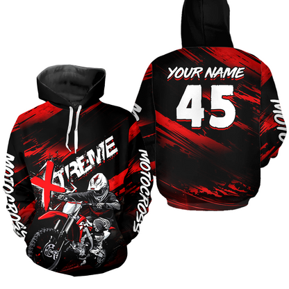 Motocross Racing Hoodie Custom Dirt Bike Off Road Motocross Hoodie Shirt for Men Women HOT22