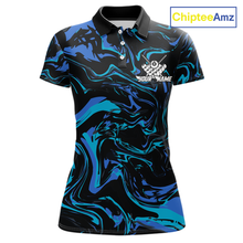 Load image into Gallery viewer, Teal-Turquoise 8 Ball Custom Billiard Shirts For Women Billiard Team Jerseys Billiard League NNT200