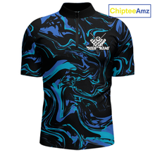 Load image into Gallery viewer, Teal-Turquoise 8 Ball Custom Billiard Shirts For Men Billiard Team Jerseys Billiard League NNT200