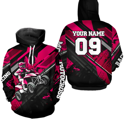 Youth ATV Motocross Hoodie Custom Off-Road Quad Bike Hoodie for Kid Men Women HOT06