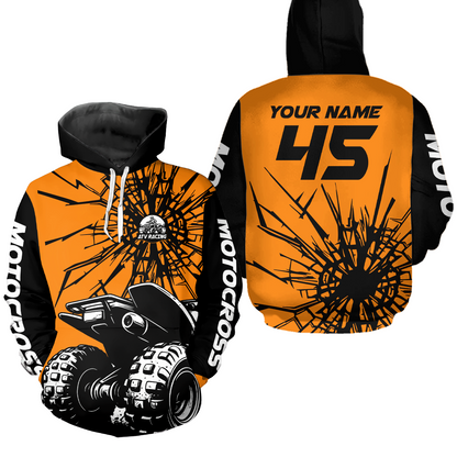 Custom ATV Motocross Hoodie Youth Off-Road Quad Bike Hoodie for Kid Men Women HOT05