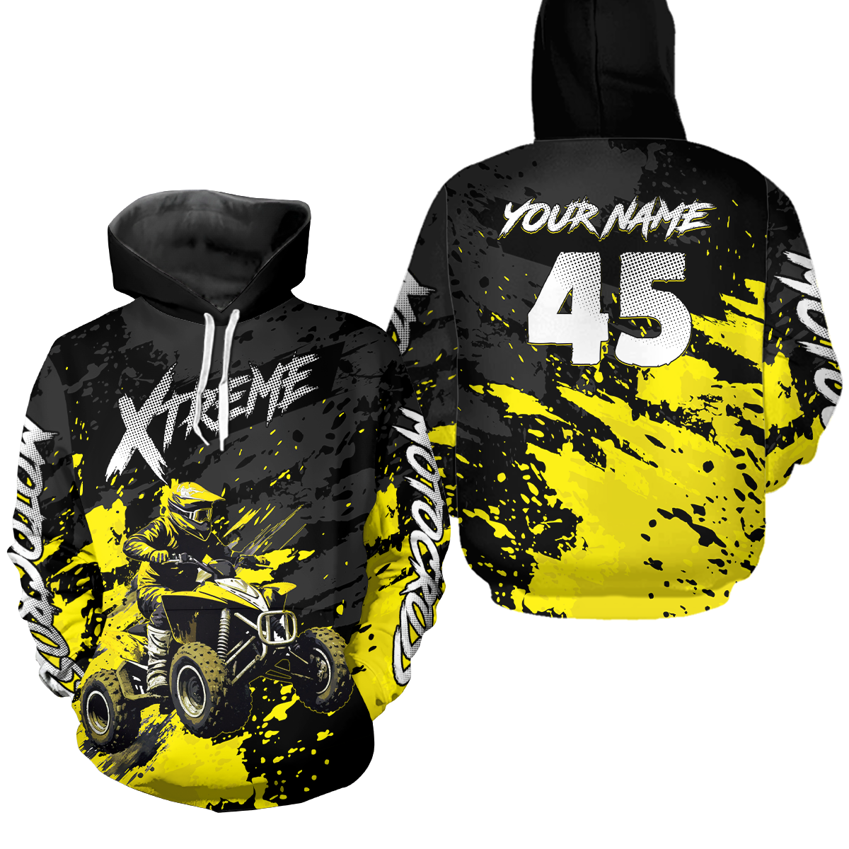 Personalized ATV Motocross Hoodie Jersey Off-Road Hoodie Shirt for Kid Men Women HOT07
