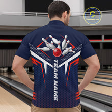 Load image into Gallery viewer, Custom Bowling Jersey for Men Bowling Team Shirts Bowling League Uniform Polo &amp; 1/4 Zip HNT171