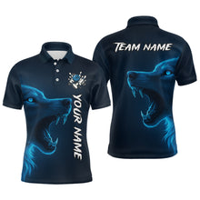 Load image into Gallery viewer, Custom Wolf Bowling Jersey for Men Polo &amp; 1/4 Zip Bowling Team Shirts Bowling League HNT149