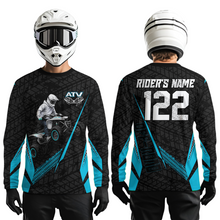 Load image into Gallery viewer, Personalized ATV Motocross Jersey For Adult &amp; Kids UPF30+ Custom Quad Bike Shirt Off-Road ATV MX Racing NHN013