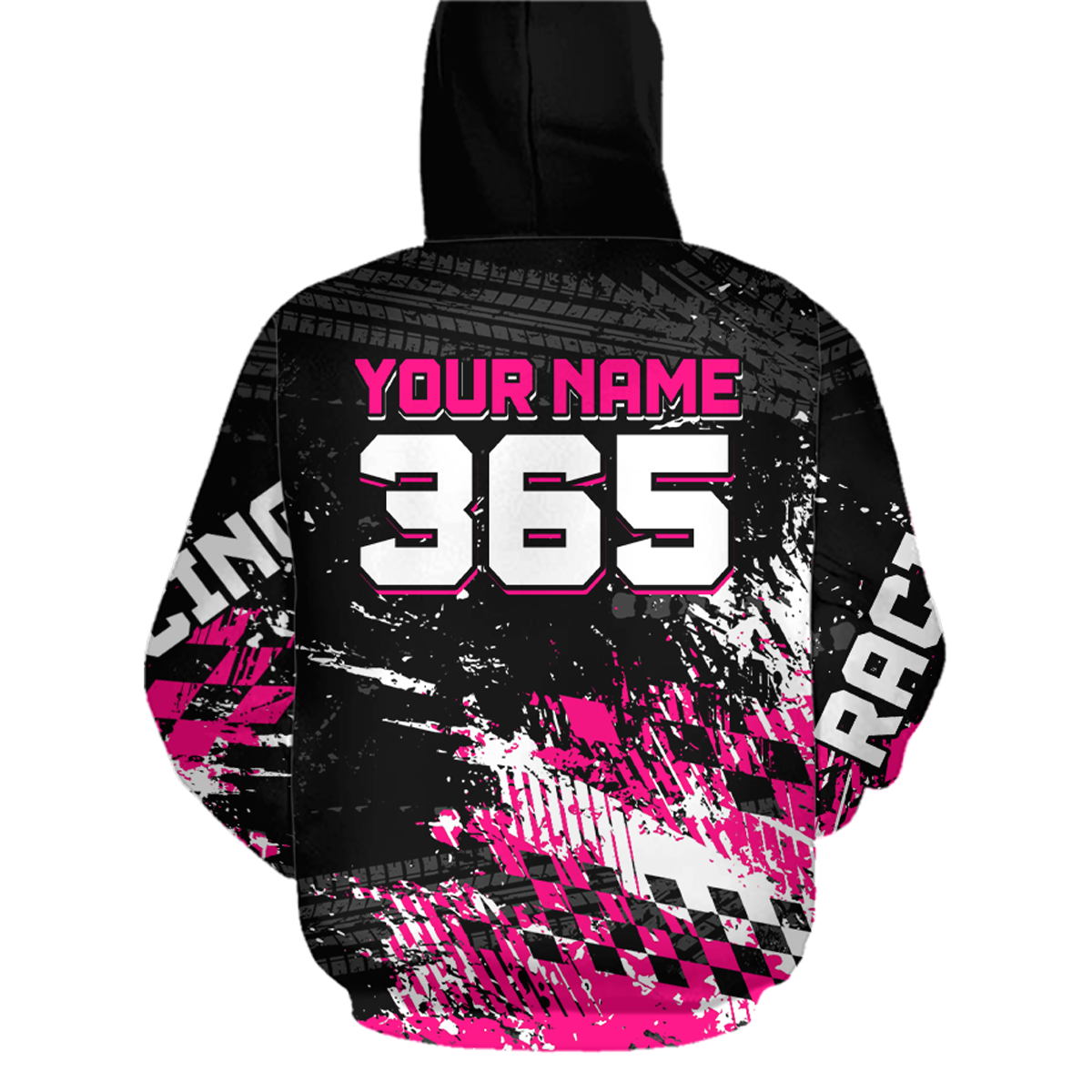 Custom Pink Girls ATV Motocross Hoodie Racing Shirts Off-Road Quad Bike Hoodies For Kid Youth Women NHN004