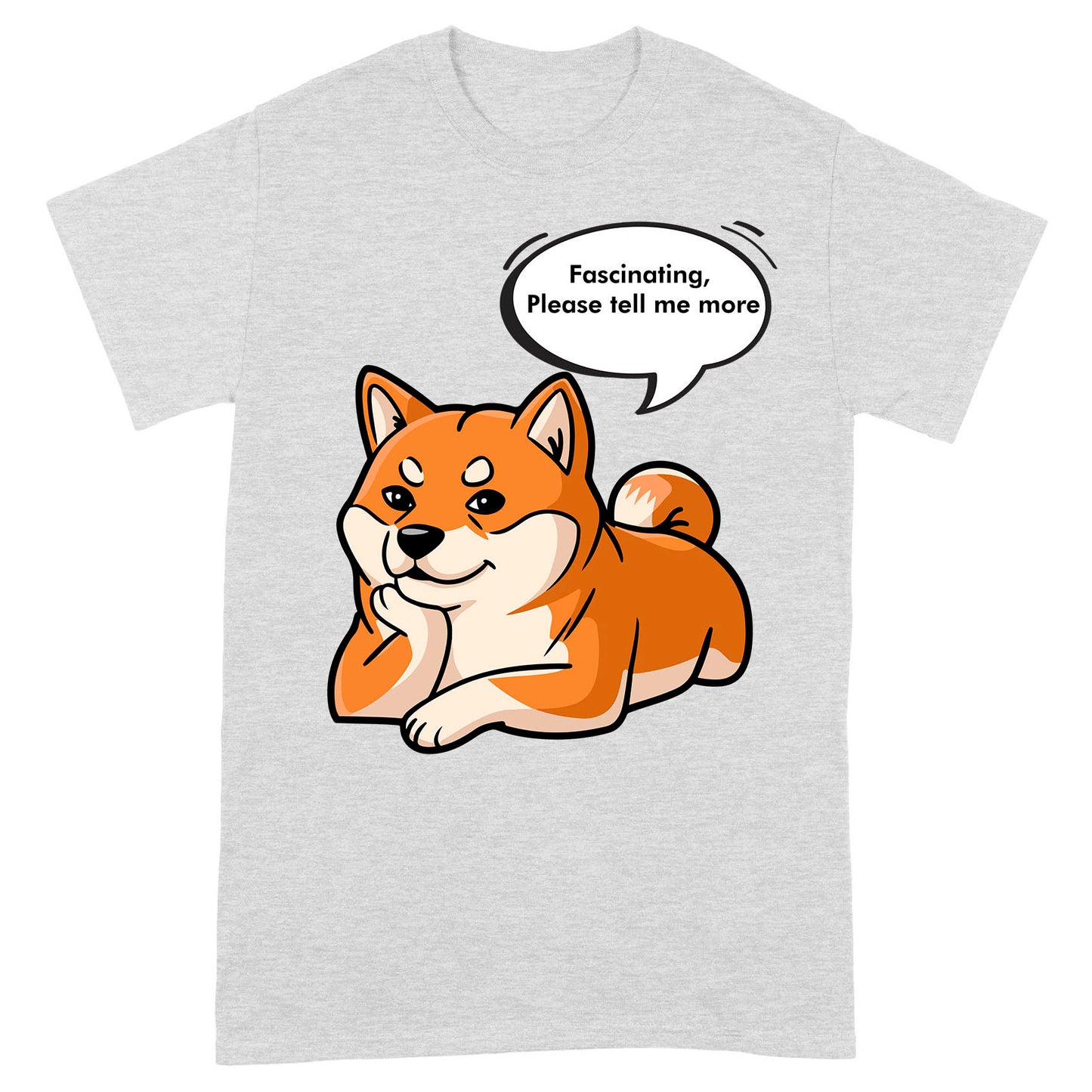 Funny Shiba Inu Dog Unisex Standard T-Shirt, Shiba Inu Funny Tee For Dog Lover IPHW9364