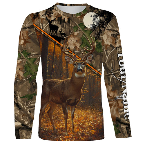 Personalized Deer Hunting Camouflage Customized Name All over printed Shirt, Gift For Hunter TTN02