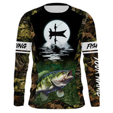 Load image into Gallery viewer, Bass Fishing Tournament Long Sleeve Performance Fishing UV Protection Shirts TTN111