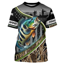 Load image into Gallery viewer, Peacock Bass Custom name Long Sleeve tournament Fishing jerseys Shirts for Fisherman TTN46