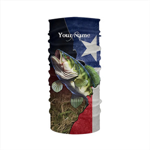 Bass Fishing Texas Flag Custom Name UV Protection Shirts - Personalized Fishing jerseys Gifts TTN24