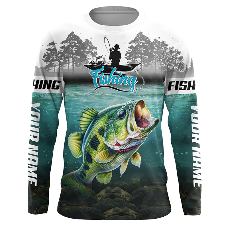 Bass fishing custom fishing apparel, Bass Fishing jerseys for Fisherman Bass Fishing TTV58