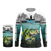 Load image into Gallery viewer, Bass fishing custom fishing apparel, Bass Fishing jerseys for Fisherman Bass Fishing - TTV42