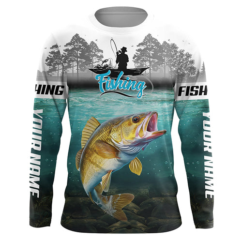 Personalized Walleye Fishing Jerseys, Walleye Tournament Fishing Shirts TTV54