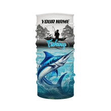 Load image into Gallery viewer, Marlin Fishing 3D UV protection quick dry customize name long sleeves shirt 30+ TTV37