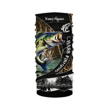 Load image into Gallery viewer, Bass fishing camo fishing Custom name UV protection performance fishing jerseys TTV46