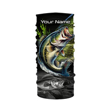 Load image into Gallery viewer, Largemouth Bass Fishing Scale Customize Name All Over Printed Shirts Personalized Fishing Gift TTV99