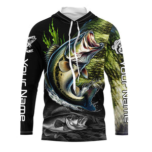 Largemouth Bass Fishing Scale Customize Name All Over Printed Shirts Personalized Fishing Gift TTV99