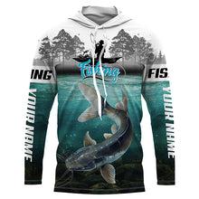 Load image into Gallery viewer, Catfish Fishing Custom Long Sleeve performance Fishing Shirts Fishing jerseys TTV78