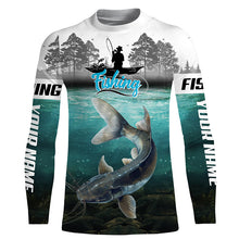 Load image into Gallery viewer, Catfish Fishing Custom Long Sleeve performance Fishing Shirts Fishing jerseys TTV78