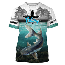 Load image into Gallery viewer, Catfish Fishing Custom Long Sleeve performance Fishing Shirts Fishing jerseys TTV78