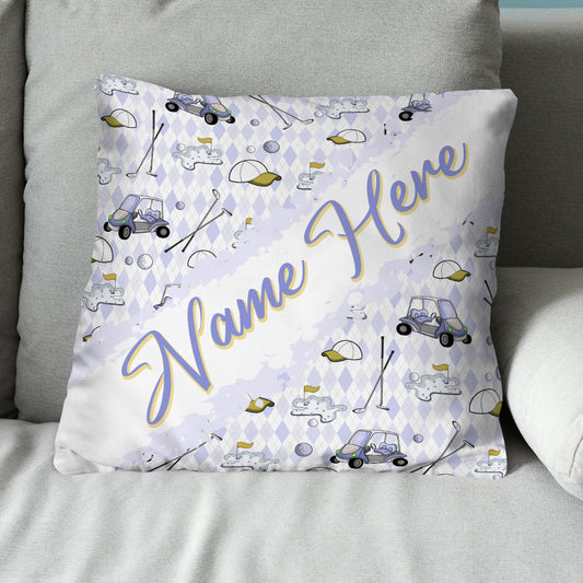 Customized Golf Pattern, Personalized Golf Decorative Pillows YYD0003