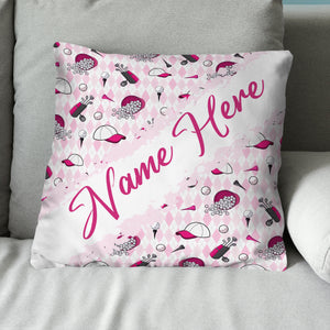 Customized Golf Pattern, Personalized Golf Decorative Pillows YYD0002