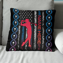 Load image into Gallery viewer, DNA Golfer Flag USA Custom Pillows YYD0012