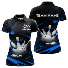 Load image into Gallery viewer, Personalized Bowling Abstract Design Shirt for Womens Custom Bowling Team Jersey Shirt YYD0022