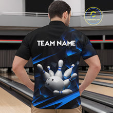 Load image into Gallery viewer, Personalized Bowling Abstract Design Quarter Zip Shirts For Men Custom Bowling Team Jersey 1/4 Zip Shirts YYD0022