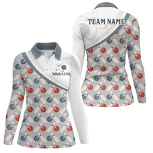 Load image into Gallery viewer, Personalized Bowling Shirt for Womens Custom Bowling Pattern Style Team Jersey Shirt YYD0029