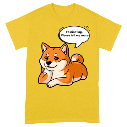 Funny Shiba Inu Dog Unisex Standard T-Shirt, Shiba Inu Funny Tee For Dog Lover IPHW9364