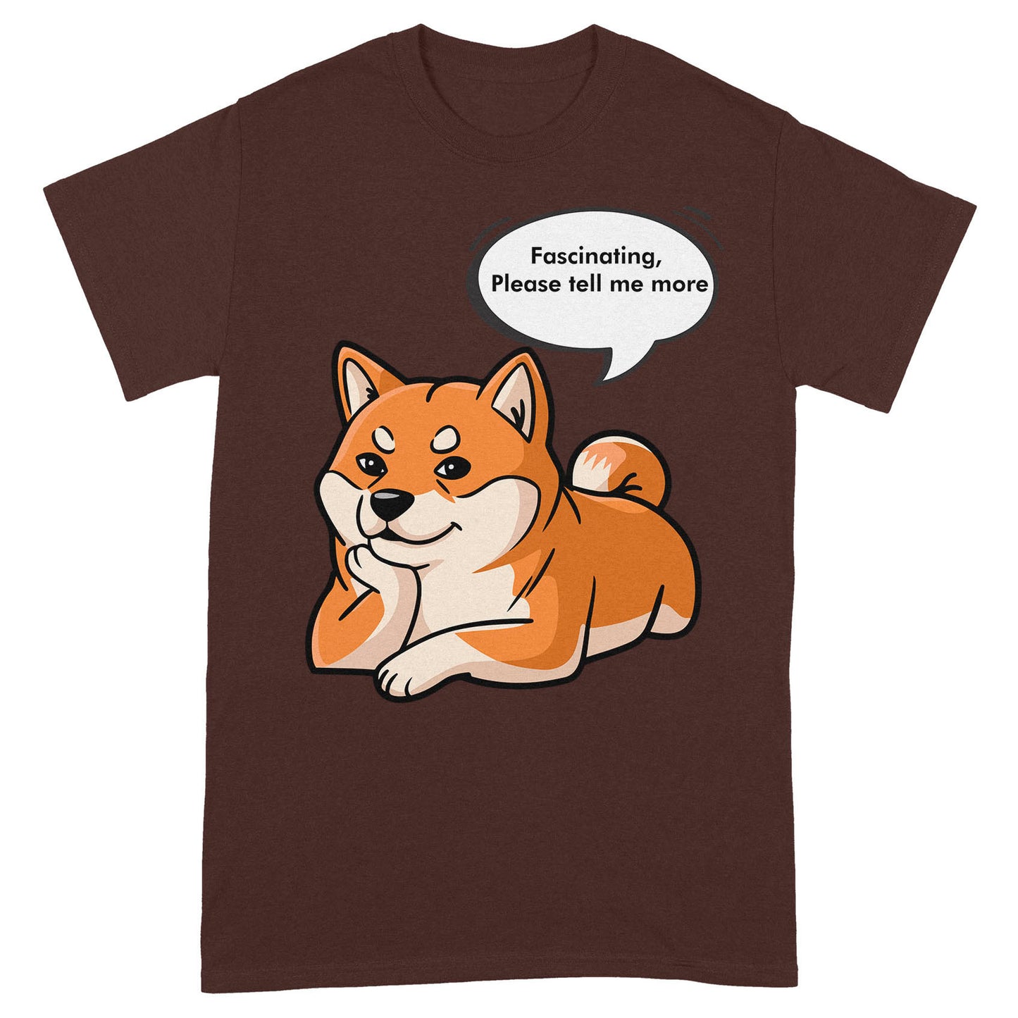 Funny Shiba Inu Dog Unisex Standard T-Shirt, Shiba Inu Funny Tee For Dog Lover IPHW9364