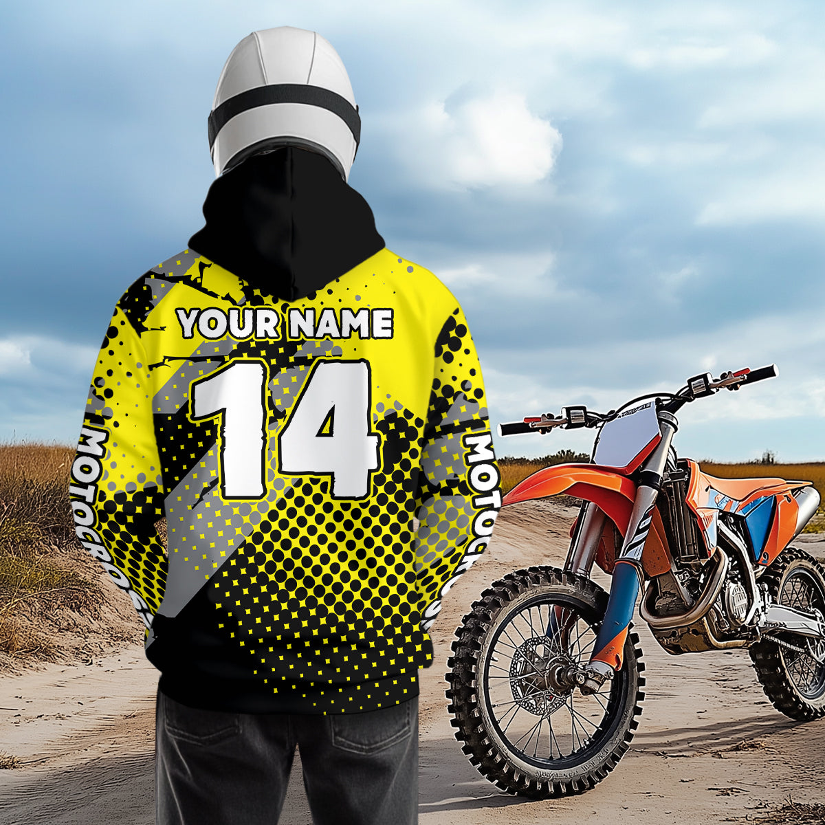 Eagle Motocross Hoodie for Men Women Dirt Bike Racing Hoodie Custom Riding Shirt MH163