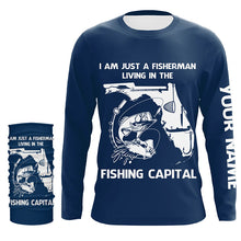 Load image into Gallery viewer, Fisherman living in the Fishing Capital UV protection performance fishing shirts A30