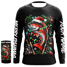 Load image into Gallery viewer, Merry Fishmas UV Protection Redfish Fishing Shirt For Fisherman A60