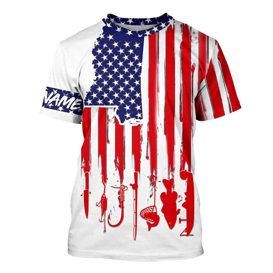 Mississippi America flag UV protection performance fishing shirts A34
