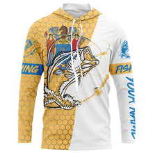 Load image into Gallery viewer, New Jersey Bass Fishing Shirts UV Protection Best Gifts For Fisherman