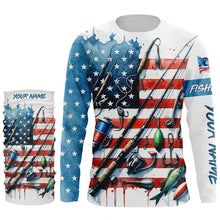 Load image into Gallery viewer, American Flag UV Protection Fishing Shirt Fishing Jersey For Fisherman A52