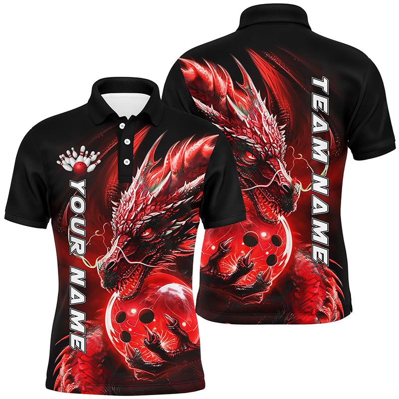 Custom Dragon Unisex Bowling Shirts, Multi-Color Dragon Bowling Jerseys For Bowling Team IPHW5859