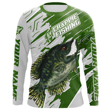 Load image into Gallery viewer, Angry Crappie Custom Long Sleeve Tournament Fishing Shirts, Crappie Fishing Jerseys IPHW6200