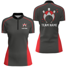 Load image into Gallery viewer, Custom Bowling League Shirts For Women, Personalized Bowling Team Jerseys IPHW5163