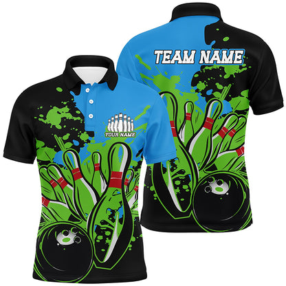 Personalized Multi-Color Bowling Team Jerseys, Bowling Tournament Shirts Bowling Apparel For Men And Women IPHW6565