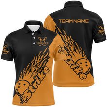 Load image into Gallery viewer, Custom Bowling Shirts For Men, Bowling Team Shirts Bowling Strike | Orange IPHW5171