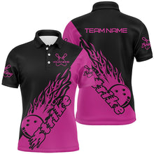 Load image into Gallery viewer, Custom Bowling Shirts For Men, Bowling Team Shirts Bowling Strike | Pink IPHW5172