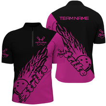 Load image into Gallery viewer, Custom Bowling Shirts For Men, Bowling Team Shirts Bowling Strike | Pink IPHW5172